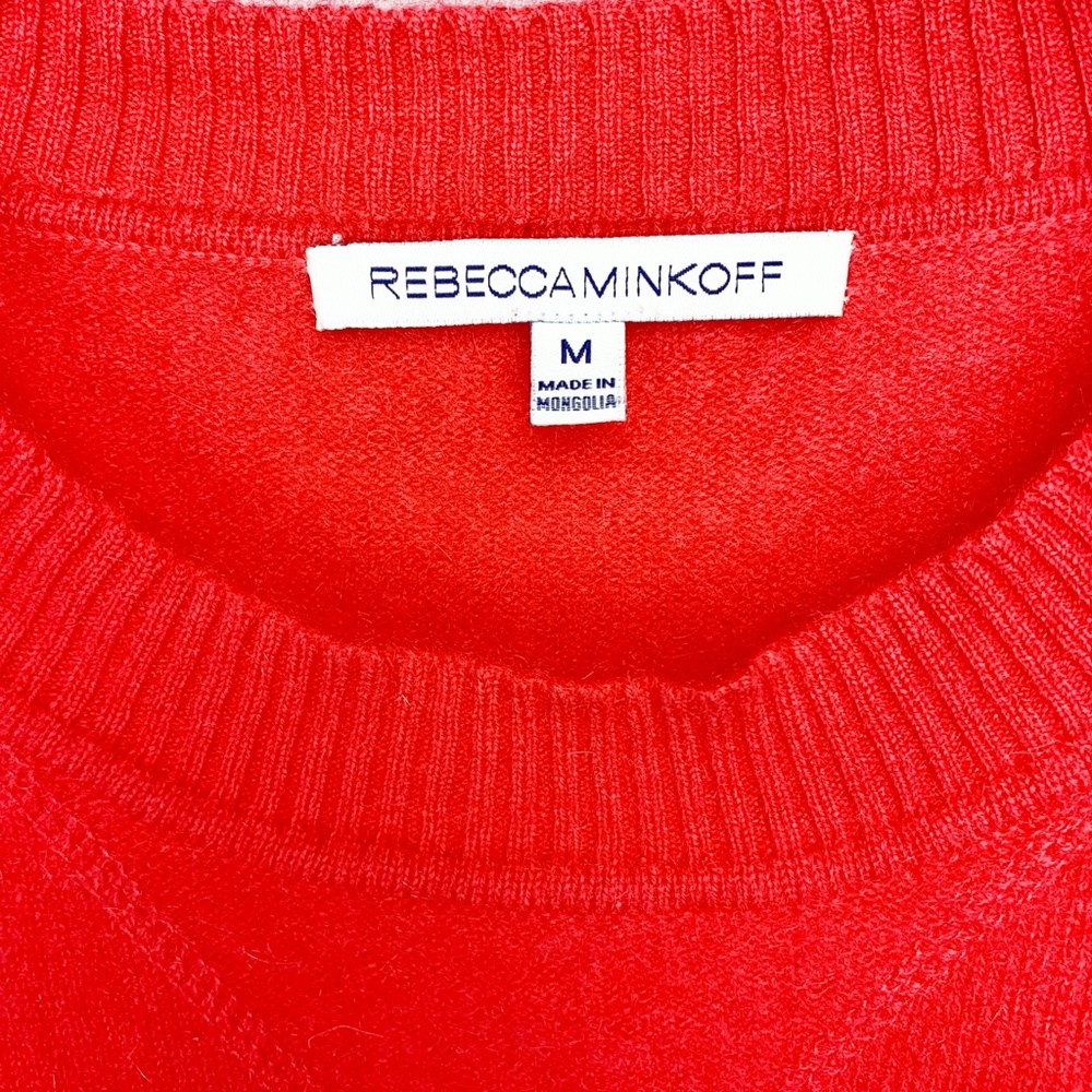 REBECCA MINKOFF Adelle Cashmere Crew Neck … - Picture 5 of 12